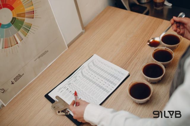 Việc mô tả các đặc tính sẽ được cụ thể hóa dựa trên Vòng tròn Hương vị Cà phê