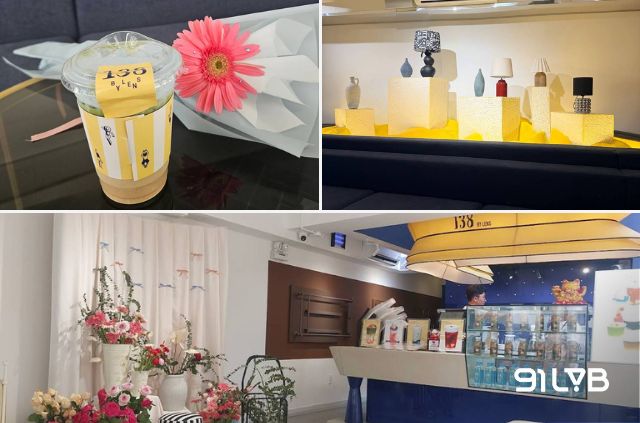 Từ quầy pha chế gọn gàng đến những góc decor đầy hoa tươi, 138 BY LENS mang lại cảm giác trẻ trung và dễ chịu cho mỗi lần ghé quán