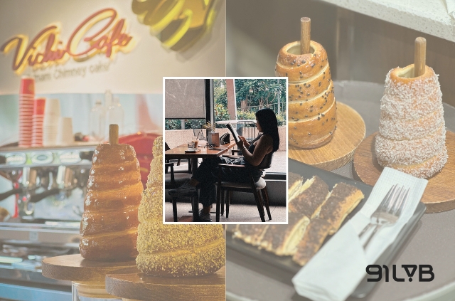 VICHI gây sốt với món bánh Chimney cake độc đáo