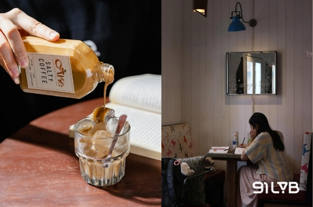 Cà phê muối tại Cà Kê được đóng chai nhưng vẫn giữ nguyên được độ thơm béo 