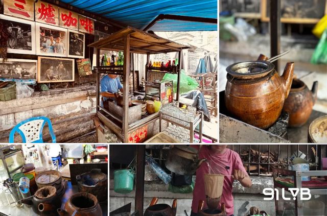 Góc cà phê vợt hơn 60 năm, nơi bếp than đỏ lửa và hương cà phê vẫn lan đều mỗi sớm chợ