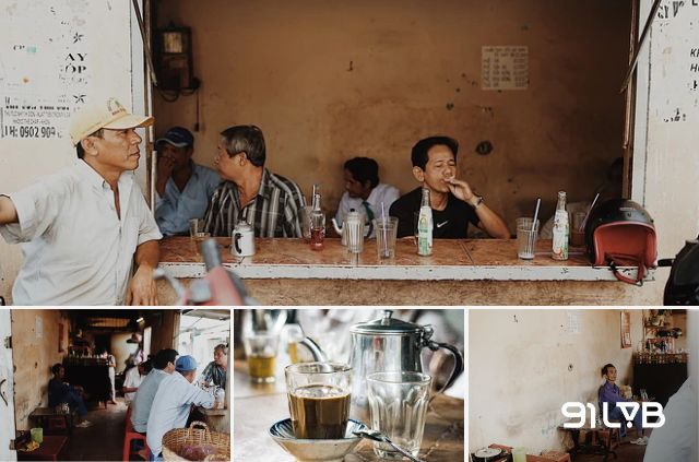 Ngồi xuống một chút giữa Thị Nghè ồn ào để cảm nhận cái chất giản dị rất riêng của cà phê vợt