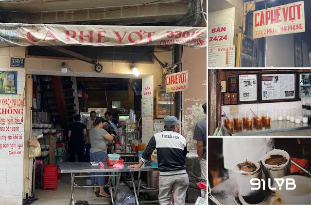Giữa nhịp sống hiện đại, cà phê vợt Phan Đình Phùng vẫn giữ trọn hương vị cà phê vợt Sài Gòn xưa