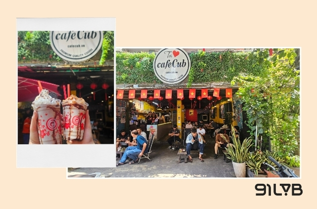 Mô hình tại Cafe Cub rất phù hợp để nhóm bạn gặp mặt tán gẫu