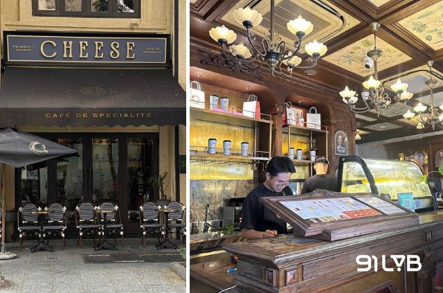 Một góc cà phê mang hơi thở châu Âu giữa trung tâm thành phố tại Cheese Coffee Pasteur