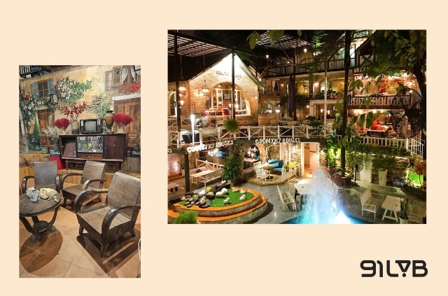 Country Houses có cả không gian ngoài trời và trong nhà để đáp ứng mọi nhu cầu