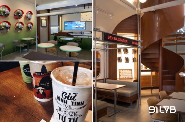 Với không gian nhiều tầng cùng cách bài trí hiện đại, Đen Đá Coffee - Lê Văn Sỹ mang lại cảm giác vừa thoải mái vừa riêng tư