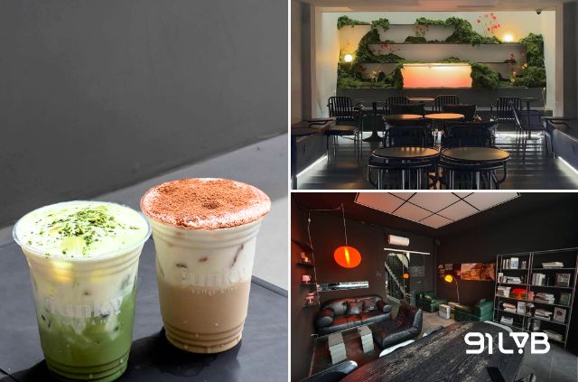 Một góc Funky Koffee với thiết kế cá tính và bầu không khí khá thư giãn