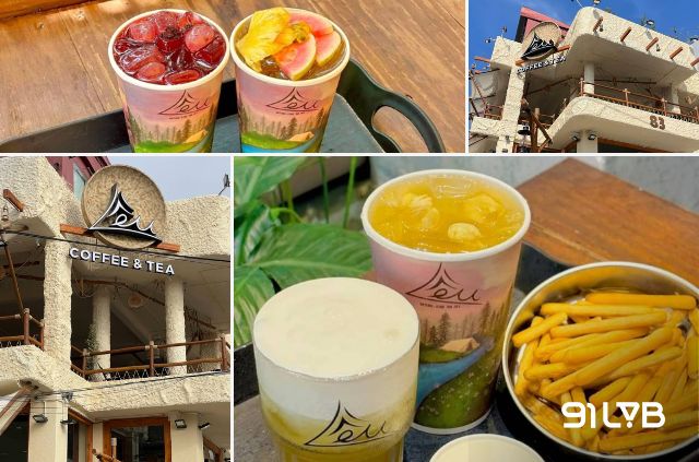 Mặt tiền nhỏ xinh của Lều Coffee & Tea nằm trên đường Bình Phú khá dễ nhận ra khi đi ngang qua