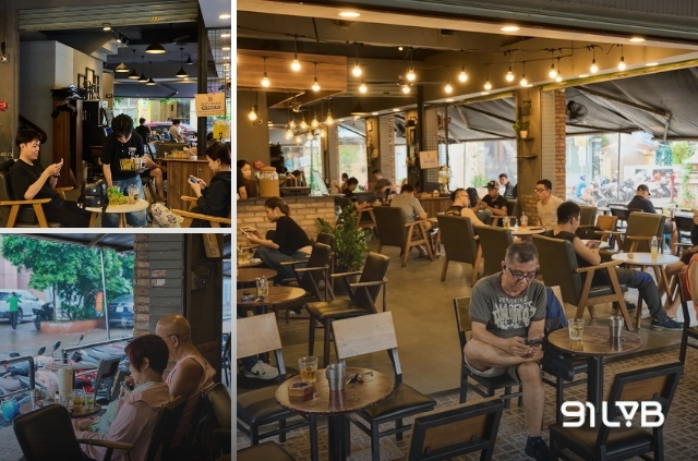 Gờ Cafe phù hợp cho những ai cần không gian yên tĩnh để làm việc hoặc trao đổi công việc nhẹ nhàng