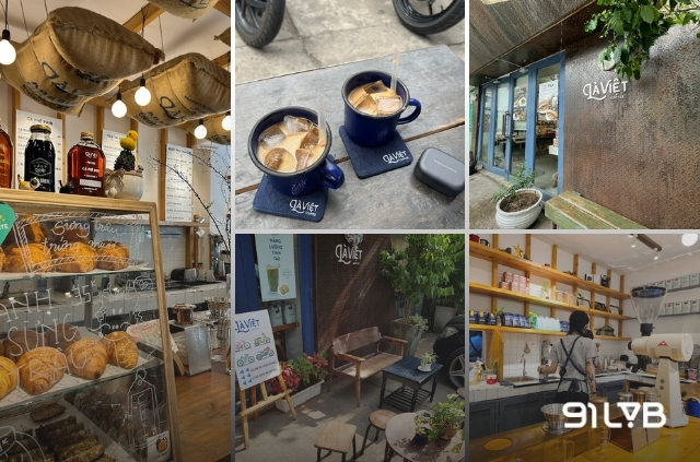Là Việt Coffee Saigon gây ấn tượng với không gian tối giản nhưng vô cùng ấm cúng
