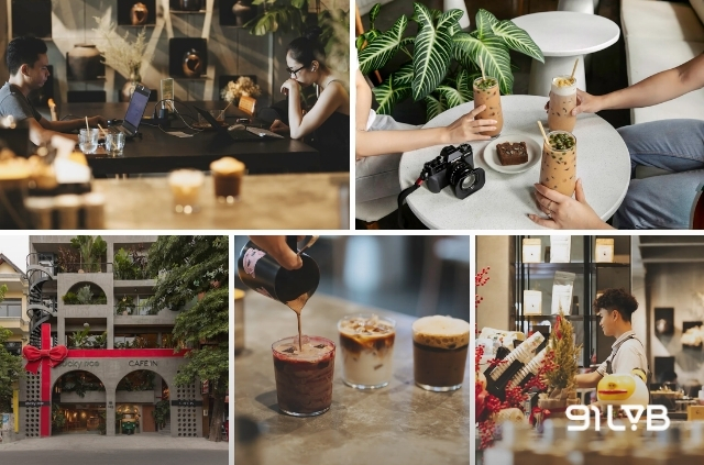 Cafe'In sở hữu phong cách thiết kế hiện đại nhưng vẫn giữ được nét ấm cúng