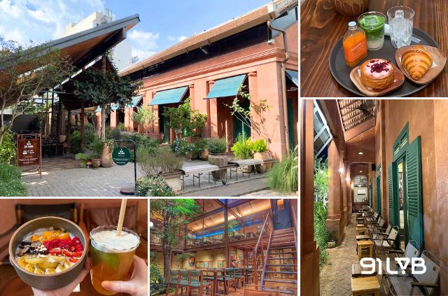 Lấy cảm hứng từ kiến trúc xưa, Sân Ga Cafe & Dining tạo nên một trải nghiệm vừa ấm cúng vừa tinh tế