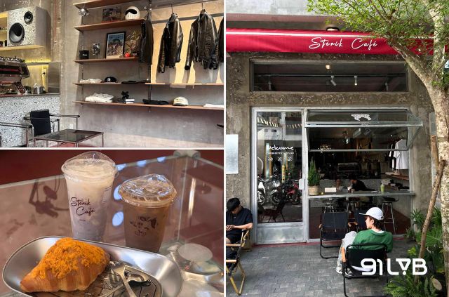 Sterik Café ghi điểm với phong cách trẻ trung, nơi ly cà phê, chiếc bánh và không gian ấm cúng đủ để bạn dành trọn một buổi chiều chậm rãi