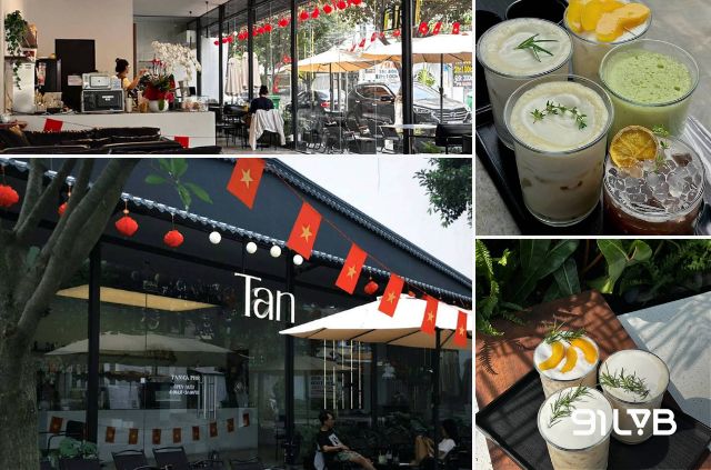 Sở hữu thiết kế mở và thoáng đãng, Tan Cà Phê là điểm hẹn lý tưởng cho những buổi gặp gỡ nhẹ nhàng