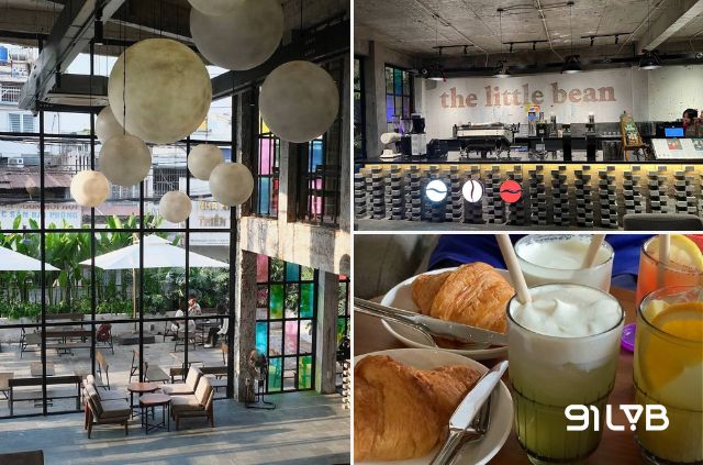 The Little Bean Coffee Quận 10 gây ấn tượng với không gian cao thoáng và nhiều góc ngồi rộng rãi