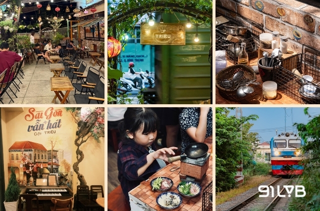 Triệu không chỉ sở hữu view đường tàu độc đáo mà còn có những mô hình đồ chơi bếp mini cho trẻ em cực dễ thương