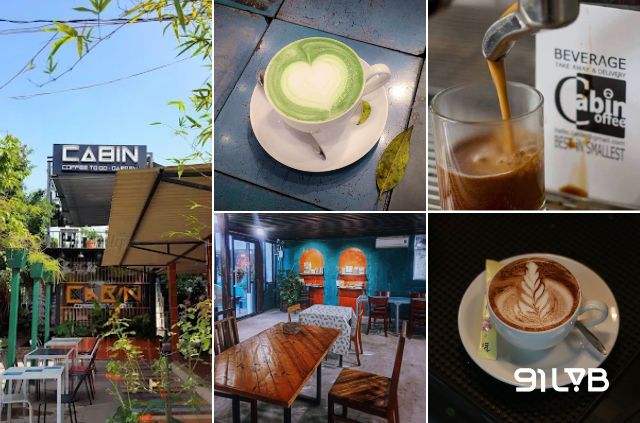 Nằm trong con hẻm nhỏ, Cabin Coffee mang lại cảm giác yên tĩnh và thoáng đãng.