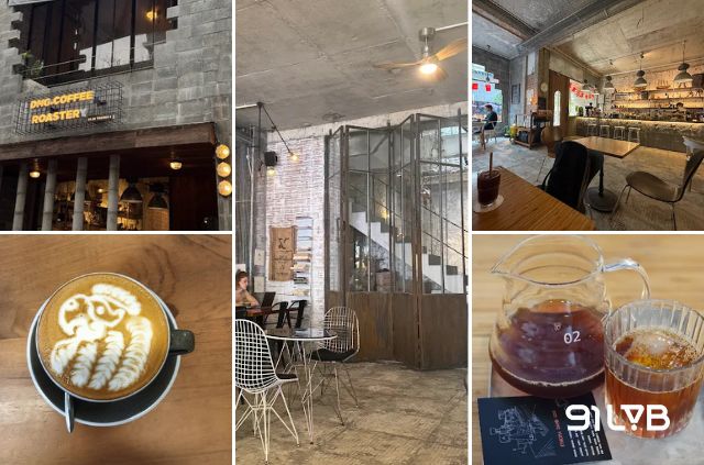 Dng.coffee mang đến không gian thưởng thức cà phê với phong cách tối giản và hiện đại