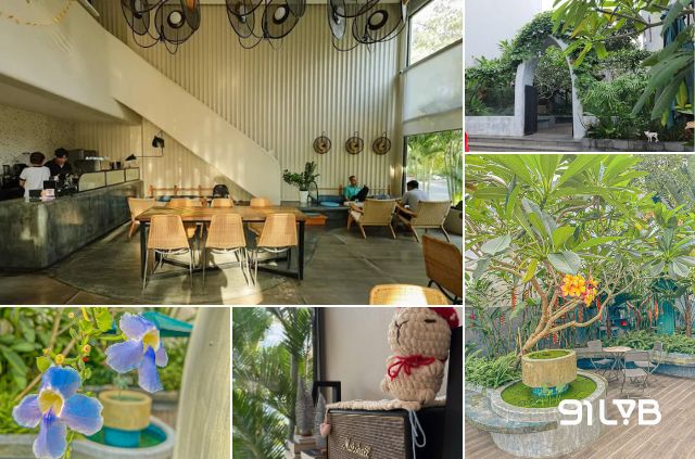 La Rose Kafe gây ấn tượng từ mặt tiền tân cổ điển, bước vào bên trong lại rất thoáng và nhẹ nhàng