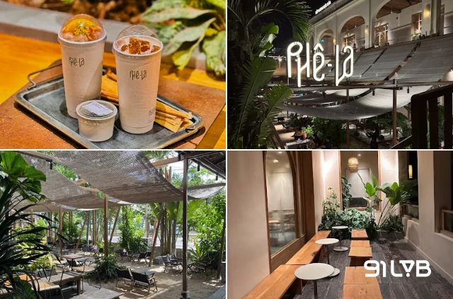 Cách bài trí gọn gàng tại Phê La Lê Lợi giúp mọi góc nhìn đều trở nên nhẹ nhàng và thoáng đãng