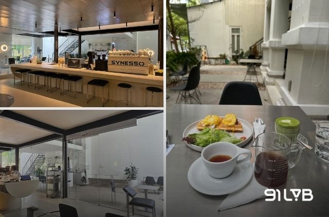 Bosgaurus Coffee Roasters chi nhánh The Opera House mang không gian thưởng thức đặc sản đậm tính đương đại, lấy cảm hứng từ cảm hứng Nhà hát Thành phố.