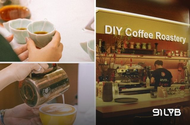 DIY Coffee Roastery tập trung vào trải nghiệm cá nhân hóa ngay từ khâu chọn hạt.