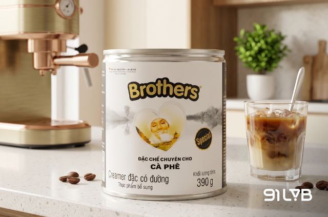 Dòng sữa Brothers được nhà Trung Nguyên phát triển để tôn vinh trọn vẹn hương vị bản địa