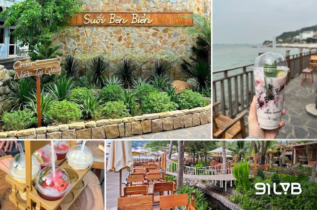 Suối Bên Biển với không gian thoáng và tạo ra cảm giác mát mẻ dễ chịu