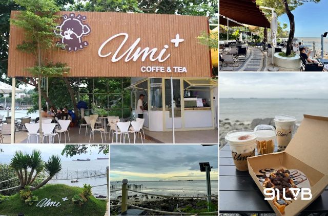 Một điểm ghé chân hoàn hảo tại Umi+ Coffee & Tea cho những ai đang dạo chơi trên cung đường biển sôi động