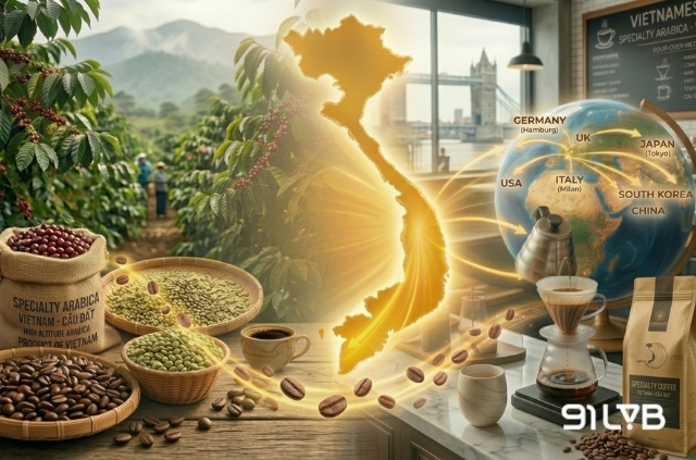 Văn hóa cà phê đặc sản đang bắt đầu phải triển mạnh mẽ tại Việt Nam