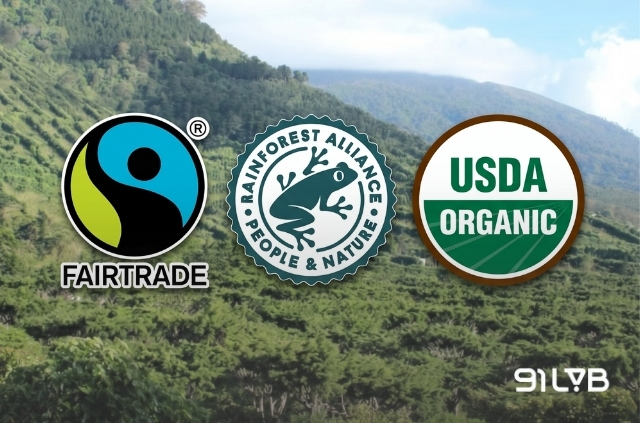 Nhiều nông trại đạt ở El Salvador đạt chứng nhận quốc tế Rainforest Alliance, một số ít tại đây cũng vươn tầm chinh phục chuẩn Organic và Fair Trade
